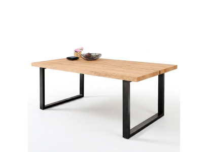 Dining table metal legs table natural wood new loft furniture tables furnishings