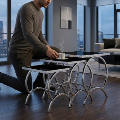 Coffee table tables designer side table stainless steel modern table coffee tables new