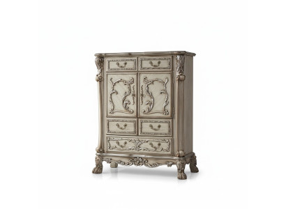 Baroque dresser cabinet luxury dressers cabinet shelf console furniture silver shelves