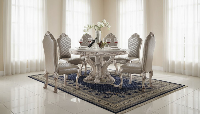 Dining room chair armchair set 6x chair without armrests luxury armchair baroque chairs