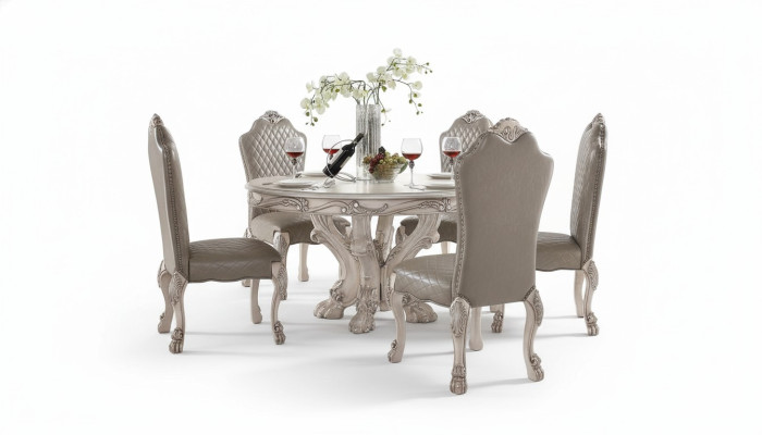 Dining room chair armchair set 6x chair without armrests luxury armchair baroque chairs