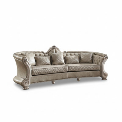 Big XXL Sofa Couch Classic Furniture Upholstered Sofas 4-Seater Baroque Textile Couches