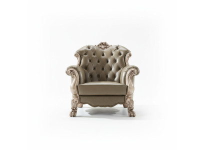 Baroque Armchair Single Upholstered Sofa Couch TV Couches Design Living Room New