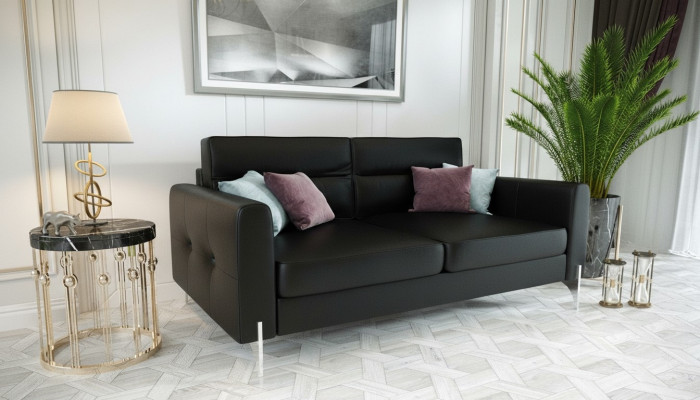 Elegant Design Luxury Velvet Fabric Sofa Couch Upholstery 2 Seater