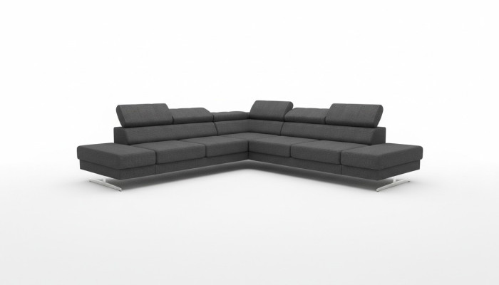 Design sofa couch upholstery living room L-shape modern elegant living landscape new