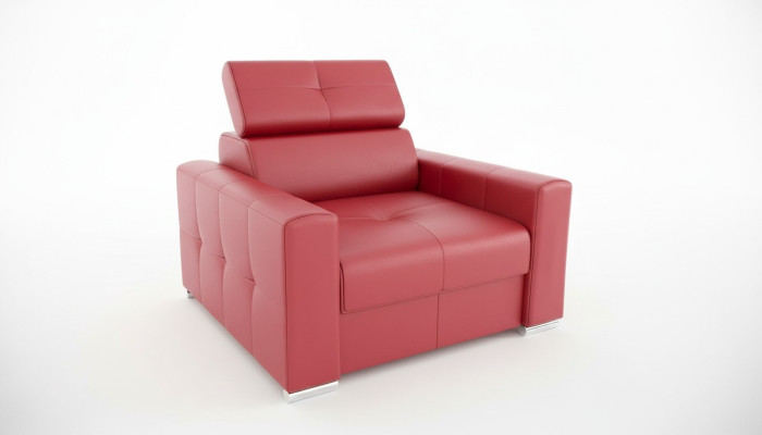 Modern lounge club armchair living room modern textile fabric red creative furniture
