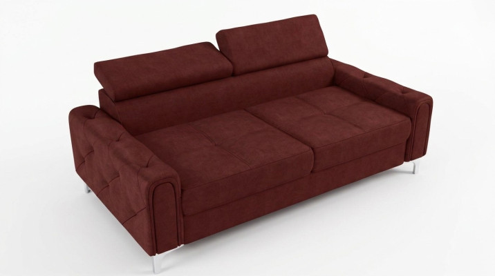 Design Couch Luxury Upholstered Furniture Sofa Couch Seat Leather Textile New 186x100cm