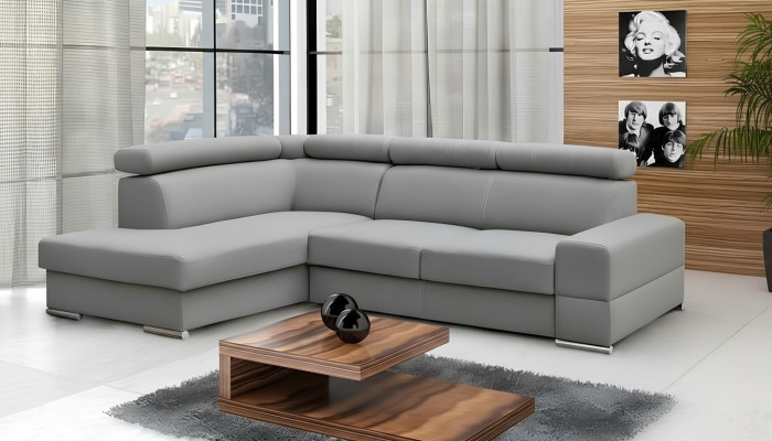 High-quality living room sofa corner sofa L-shape bed function fabric modern couches
