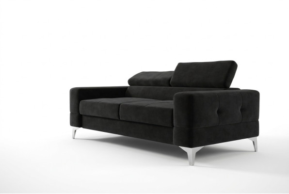 Two-seater leather sofa couch wood sofa upholstery sofa 2-seater fabric couches new