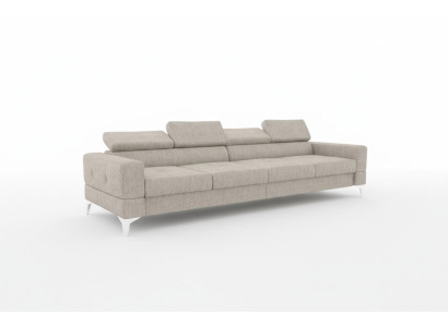 Living room couch couches upholstery sofas xxl design sofa 4-seater textile big new