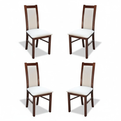 Dining Room Set Dining Room Chairs K17 Set of 4 Chairs Real Wood Upholstered Seat