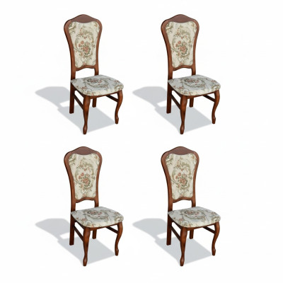 Chair cushion design lounge kitchen seat set armchair new 4x chairs new