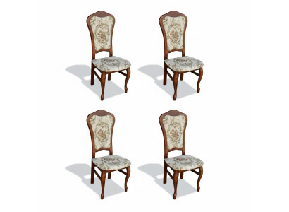 Chair cushion design lounge kitchen seat set armchair new 4x chairs new