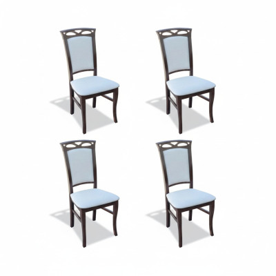 Dining chair armchairs dining chairs new textile set of 4 solid wood chair