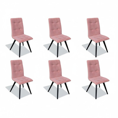 Group Armchair Italian Luxury Furniture Set Dining Room Chair Set 6x Chairs