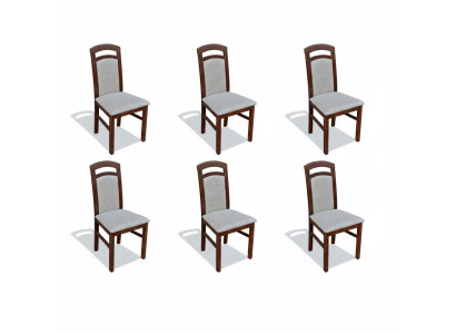 Complete Group Living Room 6x Pieces New Dining Room Chair Set Furniture Upholstered Chairs