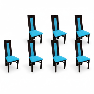 Complete Suite Group Living Room 6x Pieces New Dining Room Chair Set Reclining Chairs