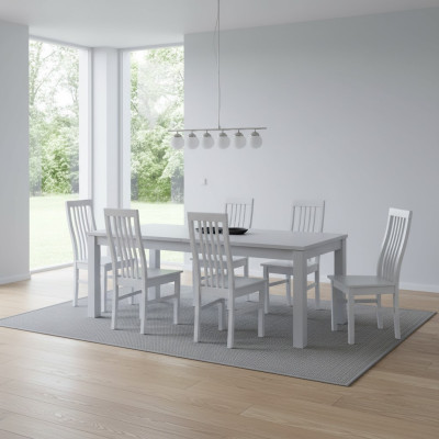 Designer fabric upholstered chairs, dining room textile set of 6x chairs for the kitchen.
