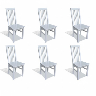 Designer fabric upholstered chairs, dining room textile set of 6x chairs for the kitchen.