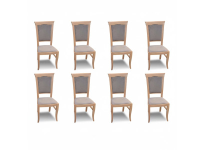 Designer group set new dining 8x chairs room chairs upholstered chair armchair
