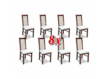 Complete Group Living Room 8x Pieces New Dining Room Chair Set Furniture Arm Chairs