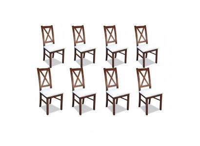 Group Gastronomy New Dining Room Restaurant Design Chair 8x Chair Set Armchair