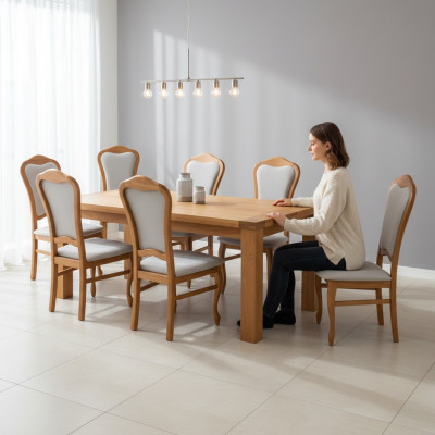 Complete seating group design dining chair set chairs 8x set groups new