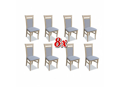 Upholstered Chair Seat Armchair Set Kitchen Chairs Porch Chair 8x Dining Room Solid New