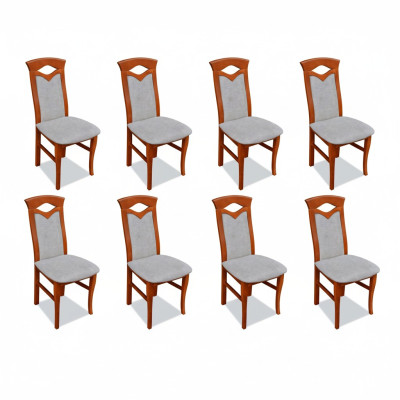 Dining room chair wood upholstered chairs gastro dining room 8x solid wood armchair furniture