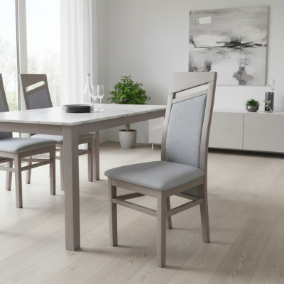 Dining room chair set wood upholstery new dining room group 8 x armchair armchair