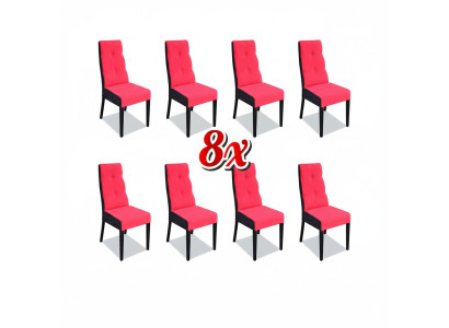 Designer chair set complete K63 chair set dining room upholstered seat 8x