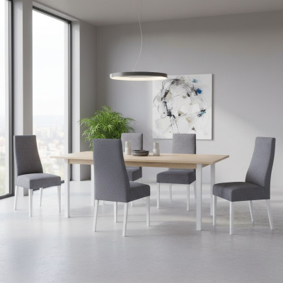 Dining room kitchen group set chair suite seat cushion wood 4x chairs furniture new