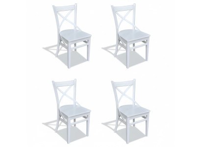 Dining chair room set seating suite 4x chairs modern upholstery design textile wood