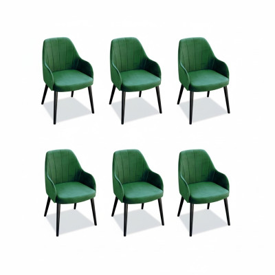 Dining room chair chairs seat solid modern wood armchair set 6x luxury restaurant