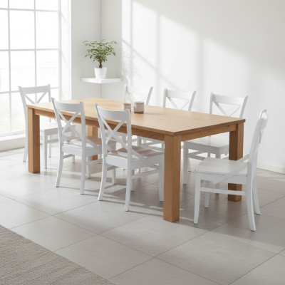 Dining Living Room 8x Chairs New Chair Set Armchair Design Upholstered Leather Textile