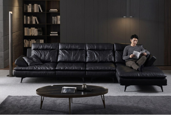 Sectional sofa upholstery sofas living room sofa L-shape furniture leather