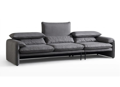 Design sofas XXL sofa 4-seater fabric big new living room couch upholstery