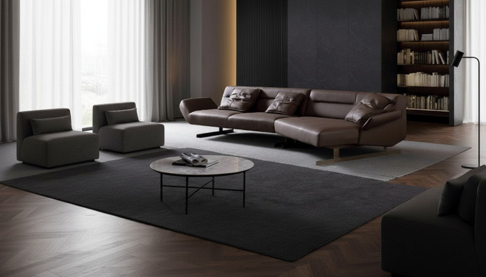 Design corner sofa living area sofa couch L-shaped upholstery couches leather