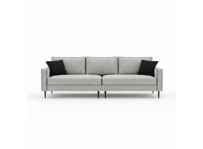Design sofa 4 seats upholstered couches textile living room furniture set
