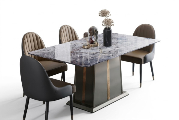 Marble style kitchen modern dining table tables dining room luxury furniture design