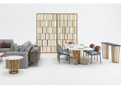 Dining room living room stainless steel design tables 180x90cm luxury furniture dining table table