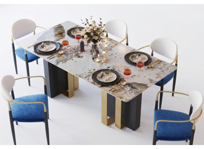 Table Marble Style Kitchen Modern Dining Table Tables Dining Room Luxury Furniture Design