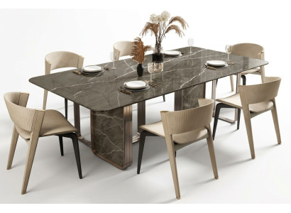 Luxury Dining Table Metal Tables High Gloss Dining Room Design Modern Dining Tables