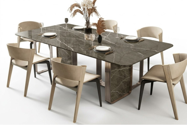 Dining Table Dining Room Modern Stainless Steel Kitchen Tables Design Table Metal Living Room