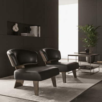Design armchair couch sofa relax fabric luxury lounge TV club seat