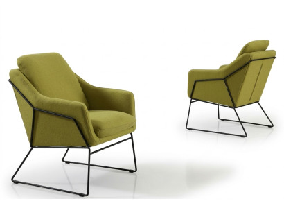 Designer armchair upholstered sofa 1 seater modern new TV recliner