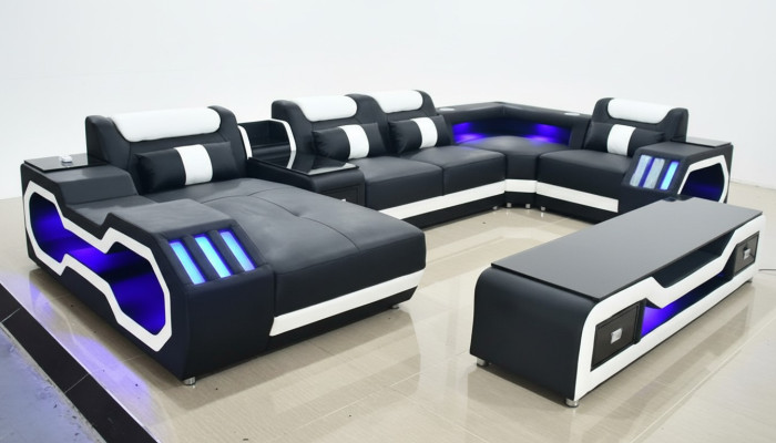 Living Landscape Design Modern Corner Sofa U-Shape Sofa Living Landscape New Upholstered Sofa