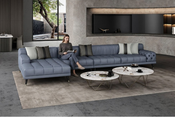 Chesterfield Sofa Couch Upholstery Luxury Furniture Design Corner Sofa Leather