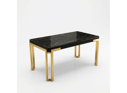 Luxury tables dining room table modern metal dining room table furniture gold stainless steel