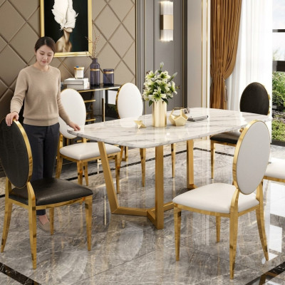 Design dining table modern marble dining room living room kitchen tables table